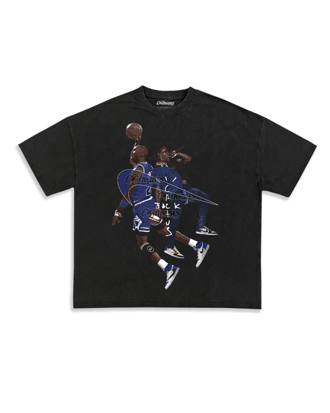 TRAVIS SCOTT x MICHAEL JORDAN FRAGMENT TEE