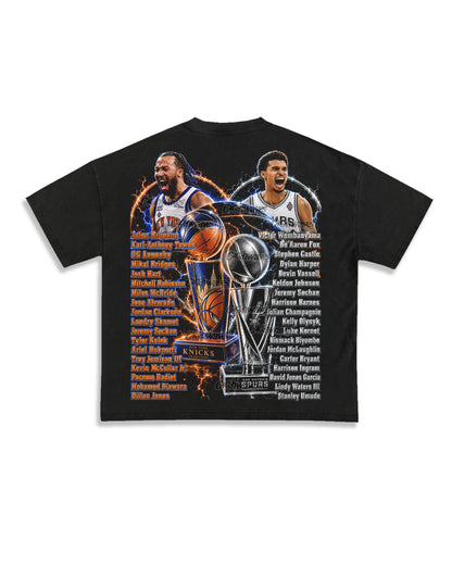 KNICKS SPURS 2026 FINALS TEE